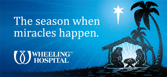 Wheeling Hospital billboards print design