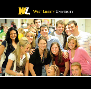 West Liberty University viewbook print design