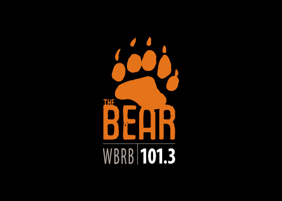 The Bear 101.3 logo design