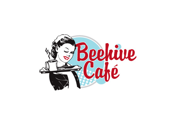 Beehive Cafe logo design