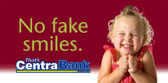 Centra Bank billboards print design