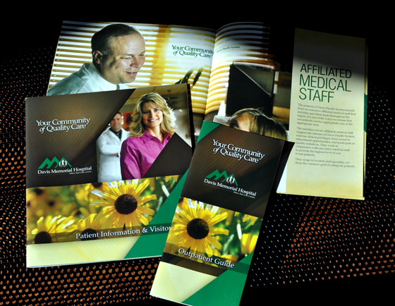 Davis Health System print design