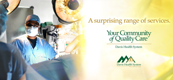 Davis Health billboards print design